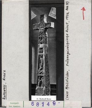 Vorschaubild Ruthwell, Kreuz (Dumfries), Hochkreuz, 2.H. 7. Jh. Diasammlung